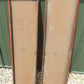 2 Red White Porcelain Table Top Panels (40x10) Vintage Kitchen Cupboard Hoosier