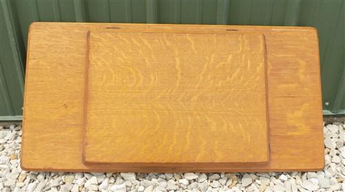 Singer Wood Table Top, Treadle Sewing Machine Base, Cabinet Part Vintage Y