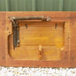 Singer Wood Table Top, Treadle Sewing Machine Base, Cabinet Part Vintage Y