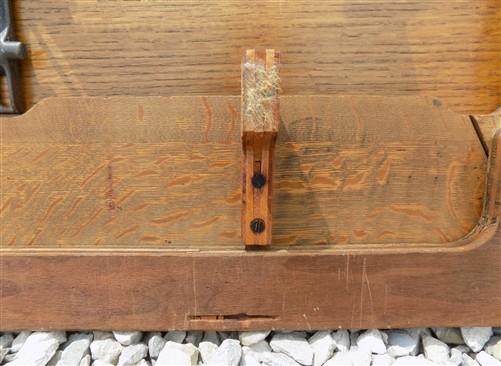 Singer Wood Table Top, Treadle Sewing Machine Base, Cabinet Part Vintage Y