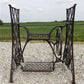 Treadle Sewing Machine, Cast Iron Base, Industrial Age Singer Steampunk RA