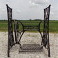 Treadle Sewing Machine, Cast Iron Base, Industrial Age Singer Steampunk RA