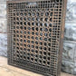 Art Deco Grate, Vintage Cast Iron Ornate Wall Floor Register Vent (26x22) A