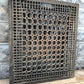 Art Deco Grate, Vintage Cast Iron Ornate Wall Floor Register Vent (26x22) A