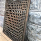 Art Deco Grate, Vintage Cast Iron Ornate Wall Floor Register Vent (26x22) A