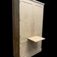 Wooden Storage Cabinet, Vintage Cupboard, Kitchen Pantry Linen Closet Armoire, B
