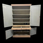 Wooden Storage Cabinet, Vintage Cupboard, Kitchen Pantry Linen Closet Armoire, B