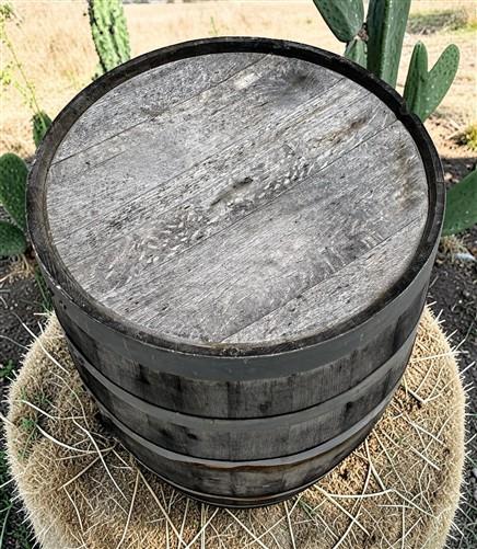 Whiskey Wine Barrel, Vintage Reclaimed Used Wood Barrel, Primitive Rum Keg, S