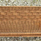 Rectangular Wicker Basket, Vintage German Woven Basket, Storage Organizer C43,