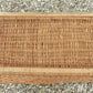 Rectangular Wicker Basket, Vintage German Woven Basket, Storage Organizer C43,