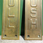 Brass Push Pull Plates Door Handle, Architectural Salvage Swing Door Hardware