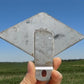 DX Gas Gasoline Reflective Plate Topper, Vintage Gas Oil Station Dura Product