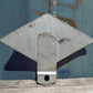 DX Gas Gasoline Reflective Plate Topper, Vintage Gas Oil Station Dura Product