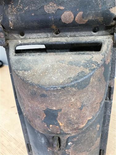 Vintage Mailbox, Cast Iron Wall Mount Post Office Box, Victorian Letter Mail Box