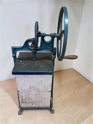 Dazey Butter Churn Model 330B, Antique Hand Crank Cast Iron & Tin St Louis Churn