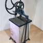 Dazey Butter Churn Model 330B, Antique Hand Crank Cast Iron & Tin St Louis Churn