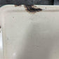 Green Cream Porcelain Table Top (40x25) Vintage Kitchen Cupboard Hoosier Enamel