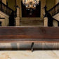 10' Wooden Church Pew, Vintage Bench, Porch Bench, Entry Foyer, Dining Seating