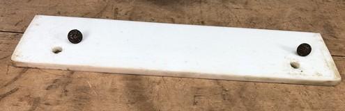 1927 NCR National Cash Register, Milk Glass Base Plate, Vintage Parts Repair B