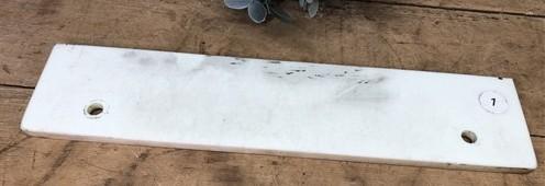 1927 NCR National Cash Register, Milk Glass Base Plate, Vintage Parts Repair B