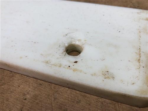 1927 NCR National Cash Register, Milk Glass Base Plate, Vintage Parts Repair B