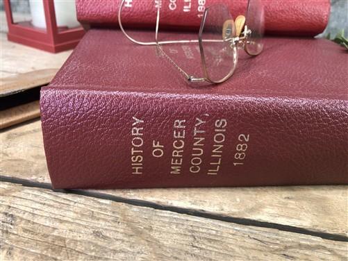 1882, 1977 Mercer County Illinois Midwest History, Newspaper Photos Statistics