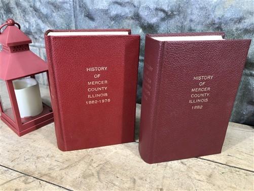 1882, 1977 Mercer County Illinois Midwest History, Newspaper Photos Statistics