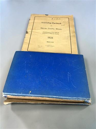 1935 Official Directory Mercer County Illinois, Township Plat Book History A