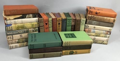 32 Zane Grey HC Lot, Vintage Hardcover Western Book Lot