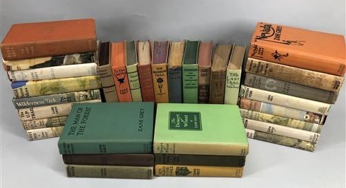 32 Zane Grey HC Lot, Vintage Hardcover Western Book Lot