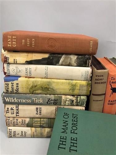 32 Zane Grey HC Lot, Vintage Hardcover Western Book Lot