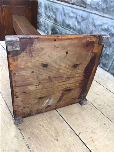 Wooden Pedestal Square Display Base, Vintage Architectural Wood Show Stand, M