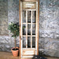 Brown Double Panel Rectangular Wood Window, Wooden Decorative Panel, Wall Art A