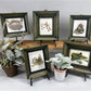Set 5 Framed Bird Prints, Richard Sloan, Wildlife Nature Wall Art (4x5) Decor, G