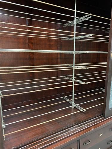 10' Retail Store Display Cabinet, Vintage Hat Display Case, Backbar Showcase C