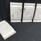 4 Plinth Blocks, Door Trim Molding Architectural Salvage, Antique Wood Trim D16