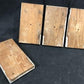 4 Plinth Blocks, Door Trim Molding Architectural Salvage, Antique Wood Trim D16
