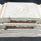 4 Plinth Blocks, Door Trim Molding Architectural Salvage, Antique Wood Trim D16