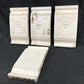 4 Plinth Blocks, Door Trim Molding Architectural Salvage, Antique Wood Trim D17