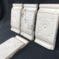 4 Plinth Blocks, Door Trim Molding Architectural Salvage, Antique Wood Trim D17