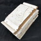 4 Plinth Blocks, Door Trim Molding Architectural Salvage, Antique Wood Trim D18
