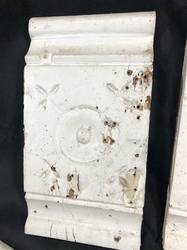 4 Plinth Blocks, Door Trim Molding Architectural Salvage, Antique Wood Trim D19