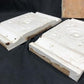 4 Plinth Blocks, Door Trim Molding Architectural Salvage, Antique Wood Trim D19