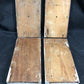 4 Plinth Blocks, Door Trim Molding Architectural Salvage, Antique Wood Trim D20