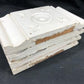 4 Plinth Blocks, Door Trim Molding Architectural Salvage, Antique Wood Trim D20
