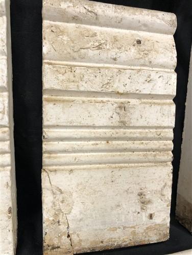 4 Plinth Blocks, Door Trim Molding Architectural Salvage, Antique Wood Trim D21