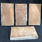 4 Plinth Blocks, Door Trim Molding Architectural Salvage, Antique Wood Trim D21