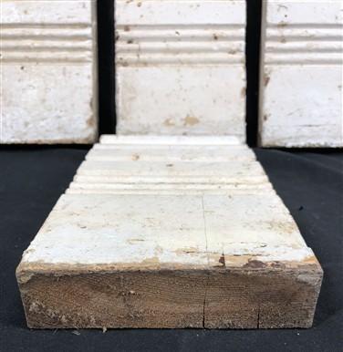 4 Plinth Blocks, Door Trim Molding Architectural Salvage, Antique Wood Trim D22