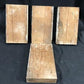 4 Plinth Blocks, Door Trim Molding Architectural Salvage, Antique Wood Trim D22