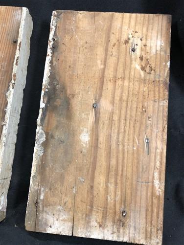 4 Plinth Blocks, Door Trim Molding Architectural Salvage, Antique Wood Trim D22